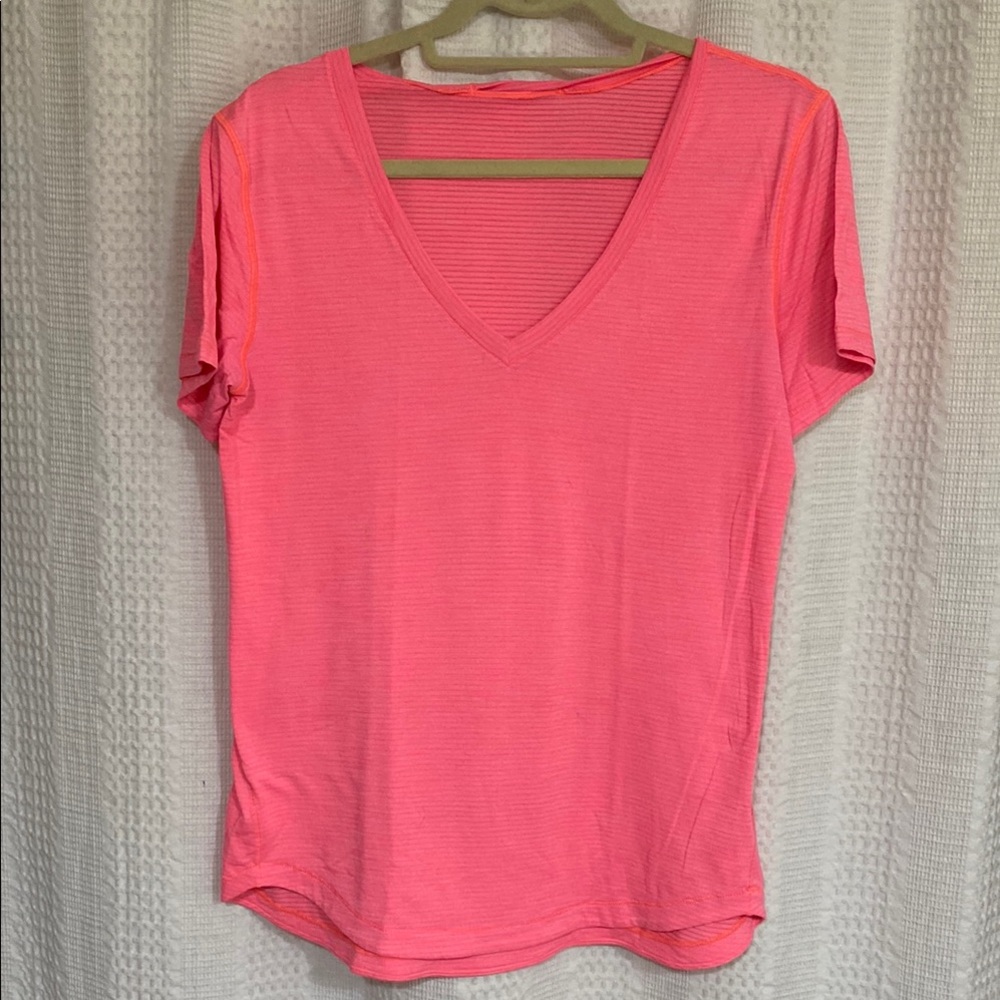 Lululemon pink V-Neck